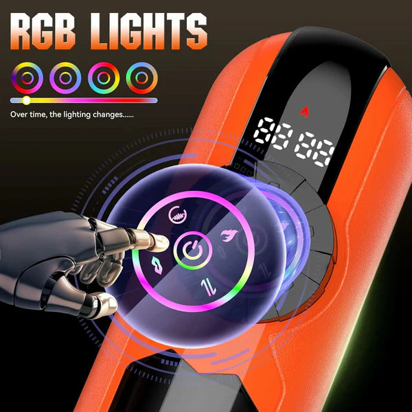 XT12: 5 in 1 Automatic Stroker Thrusting Sucking Vibrating Heating & App Control