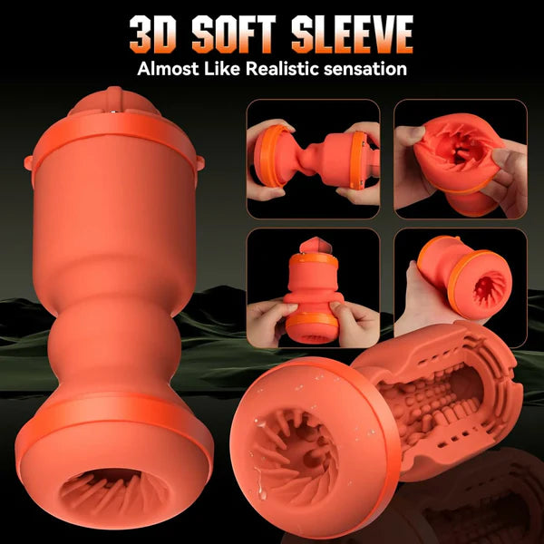 XT12: 5 in 1 Automatic Stroker Thrusting Sucking Vibrating Heating & App Control