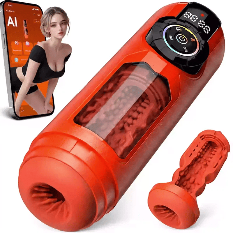 XT12: 5 in 1 Automatic Stroker Thrusting Sucking Vibrating Heating & App Control