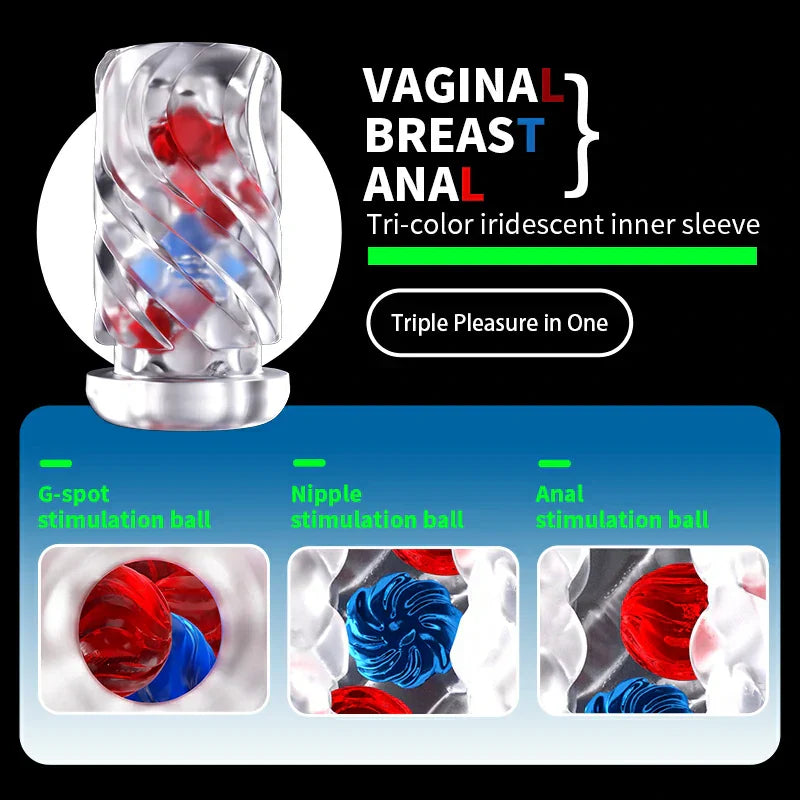 Leten Zero Gravity: Luxury 168-LED Light-Heating Auto Stroker with Vibration