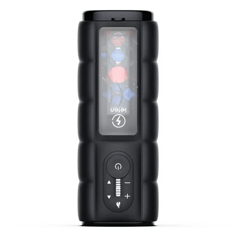 Leten Zero Gravity: Luxury 168-LED Light-Heating Auto Stroker with Vibration