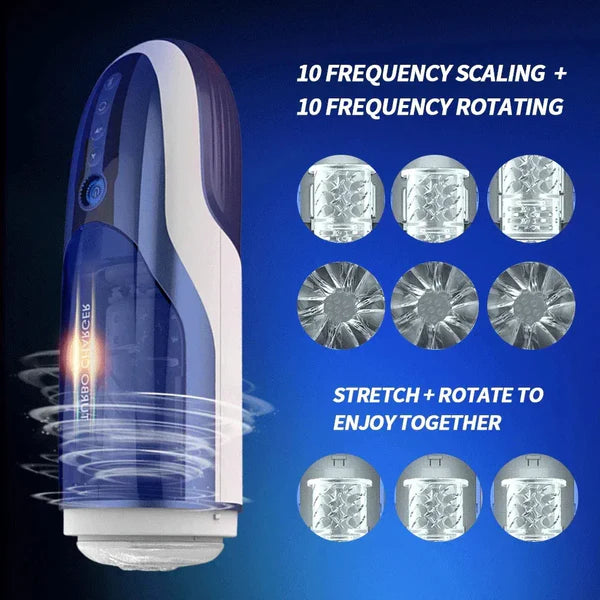 Leten Turbo Charger: High-end Auto Stroker with 10 Thrusting Rotating