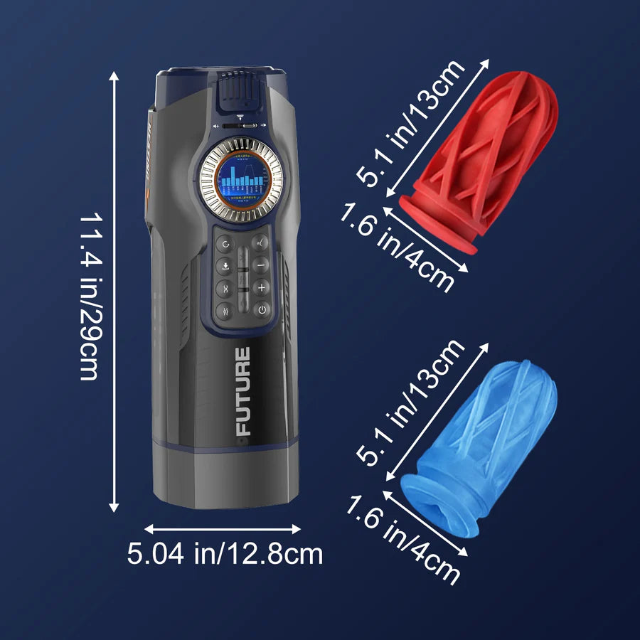 Leten 708 Future Pro: Luxury Auto Stroker with Airbag Massage & Drying Base