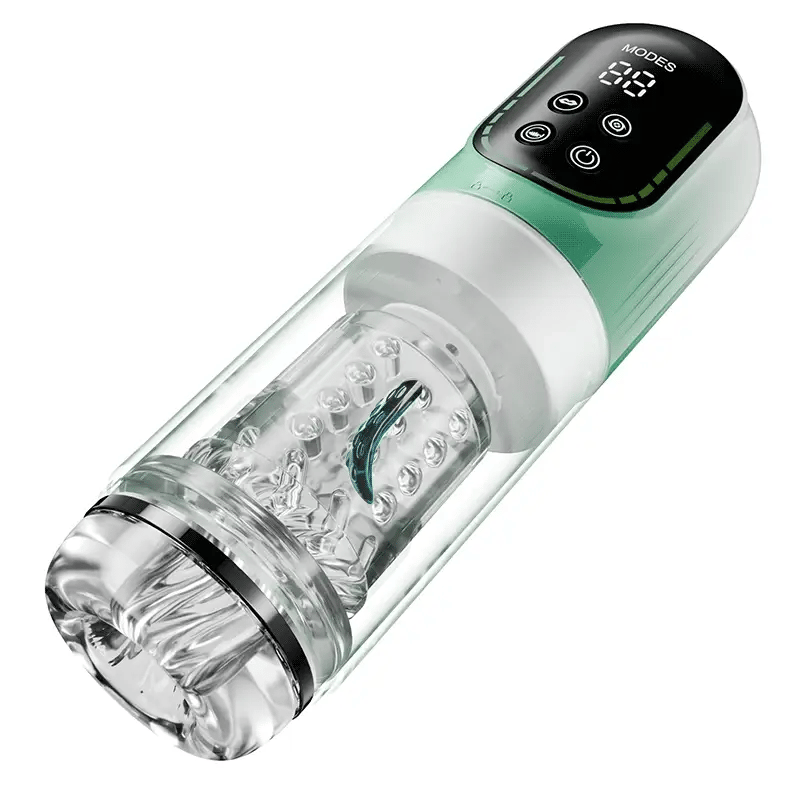 XR4 Waterproof Blowjob Machine: 5-in-1 Sucking, Thrusting, Rotating & Vibrating