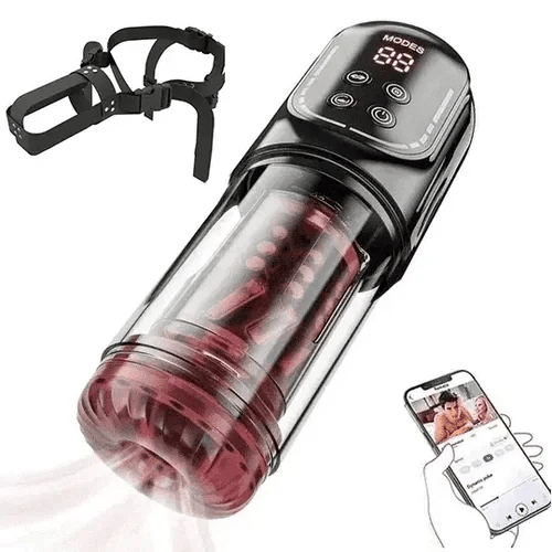 XR4 Pro App Blowjob Machine: Sucking Thrusting Rotating Vibrating Waterproof