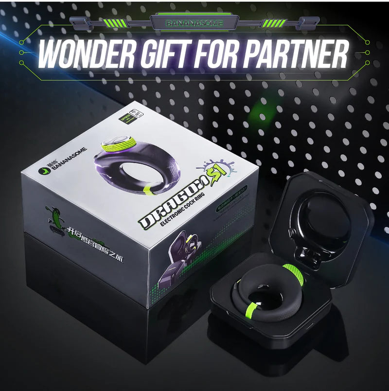 PR1: Electric Shock Cock Ring App-Controlled with Precision Twist-to-Tighten Fit
