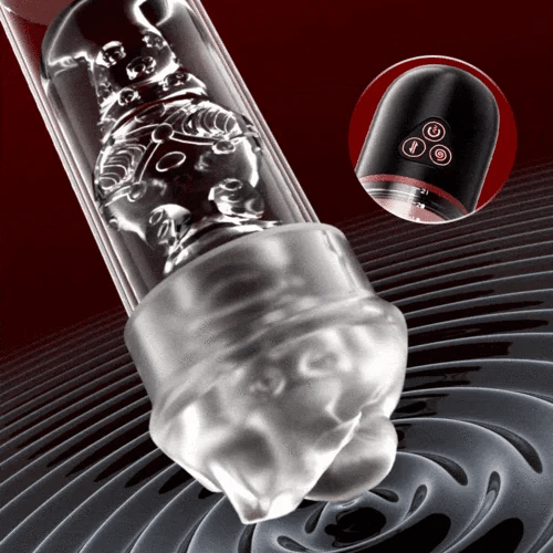 XP10: Electric Penis Pump – 3 Suction Levels, 9 Vibration Modes & Masturbator Sleeve