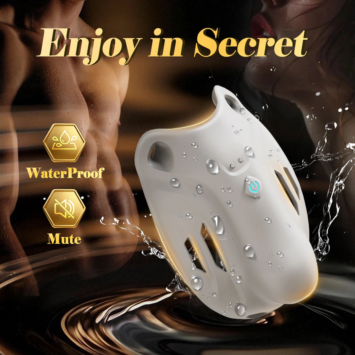 XM1: Discreet Wearable Male Vibrator Massager | Whisper-Quiet Stamina Trainer
