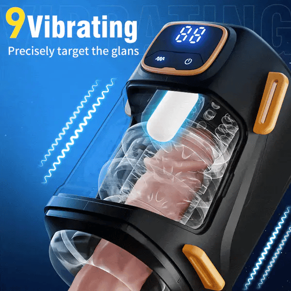 XT2: Wearable Male Masturbator 9 Thrusting Modes Vibrating & Adjustable Strap