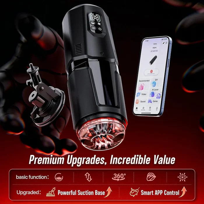 XR19: Hands-Free Masturbator Thrusting, Rotating & Dual-Vibration