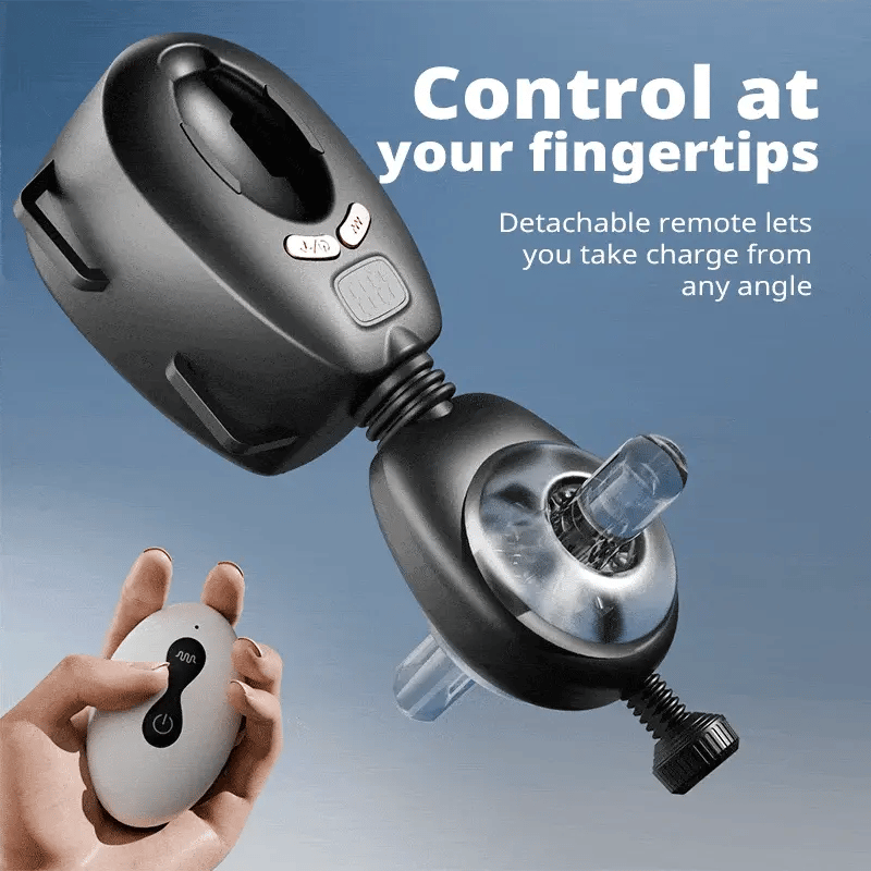 XT11: Hands-Free Masturbator Adjustable Stroking & Vibrating Strap-On