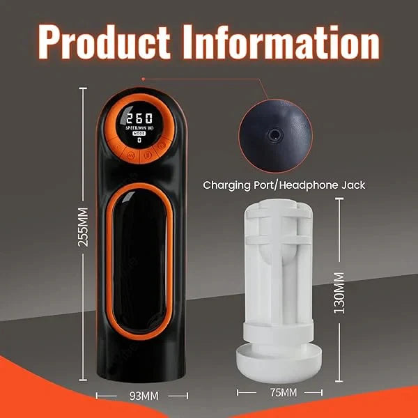 XT1 Hands-Free Masturbator: Automatic Thrusting, Sucking & Vibrating