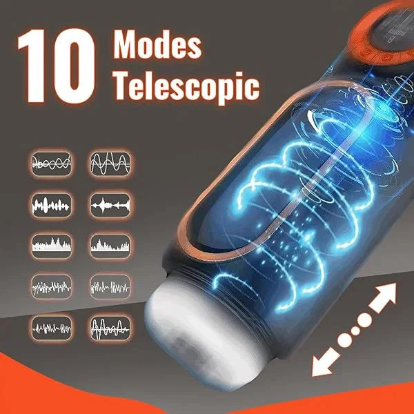 XT1: Hands-Free Masturbator Automatic Thrusting, Sucking & Vibrating