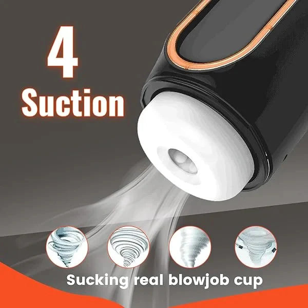 XT1: Hands-Free Masturbator Automatic Thrusting, Sucking & Vibrating