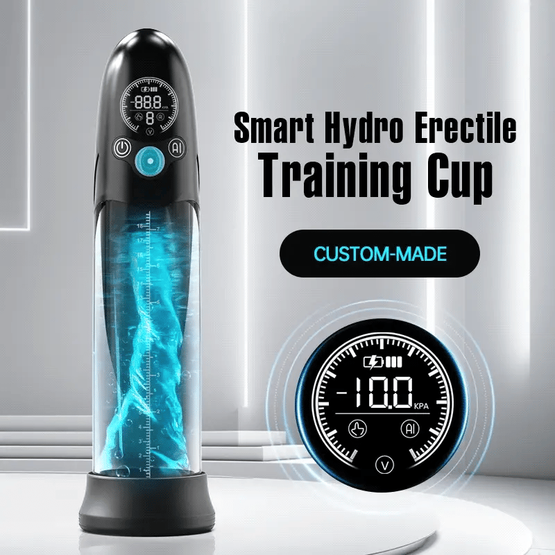 Bathfun Pro: Smart Hydro Penis Pump with AI Control & Digital Display
