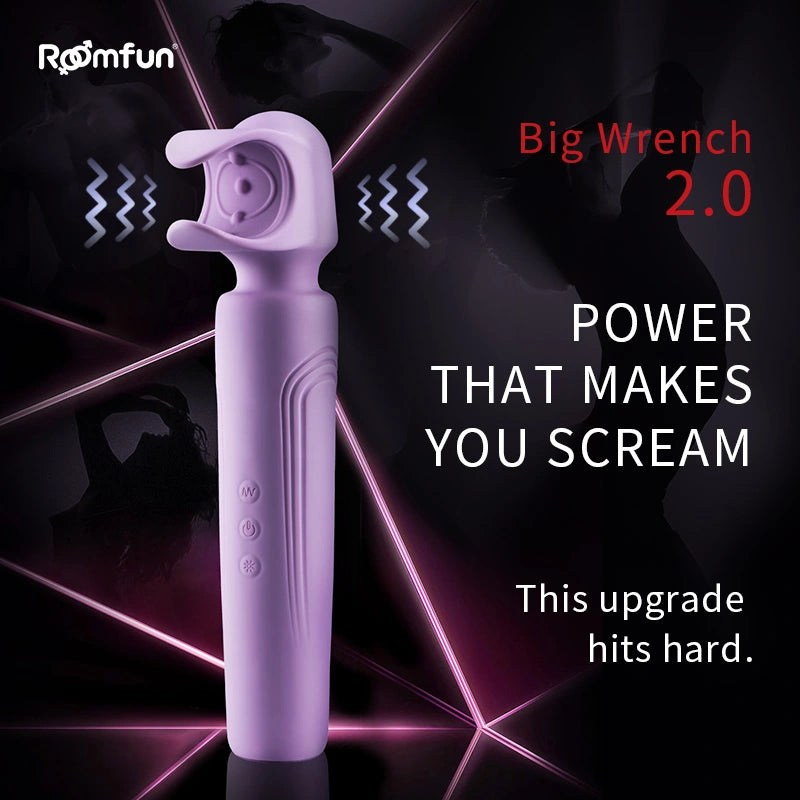 XM2: Heavy-Duty Male Wand Vibrator Deep-Rumbling Power & Instant Climax for Solo & Couples