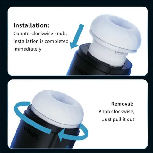 Leten Black Hole Pro: Dual Heating Auto Stroker with Stepless Speed Control
