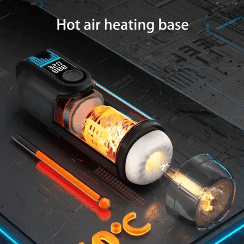 Leten Black Hole Pro: Dual Heating Auto Stroker with Stepless Speed Control