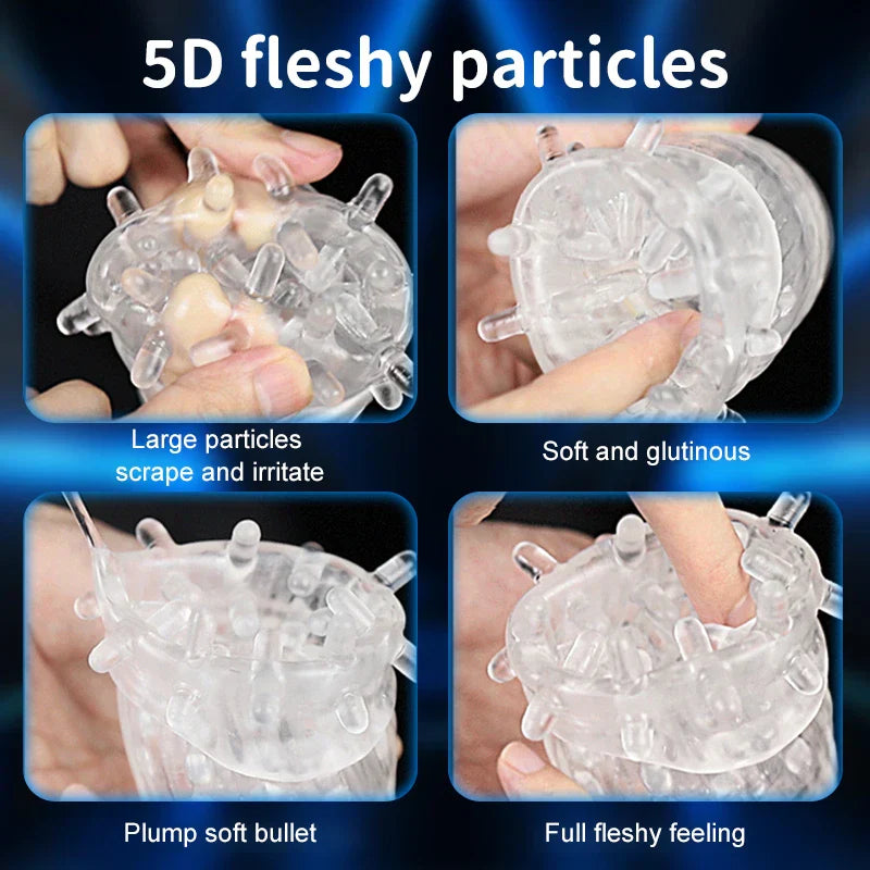 XG10 Male Vibrator Rotating Biting Glans Trainer