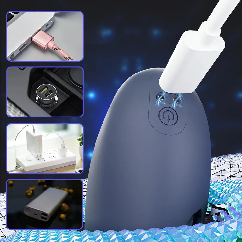 XG6: Male Vibrator 3-in-1 Triple Stimulation with Urethral Sounding Plug