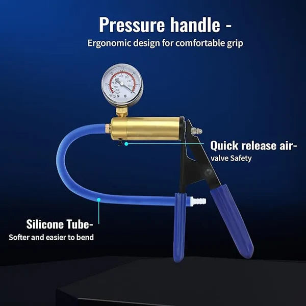 LuxaMax: Premium Penis Pump with Scissor-Grip & Brass Body