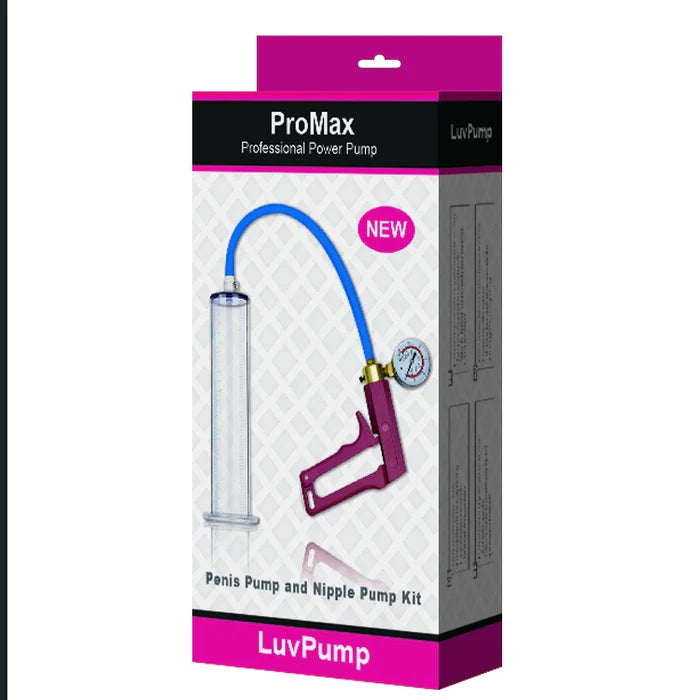 ProMax Premium Penis Pump with Squeeze-Lever Bar & Gauge