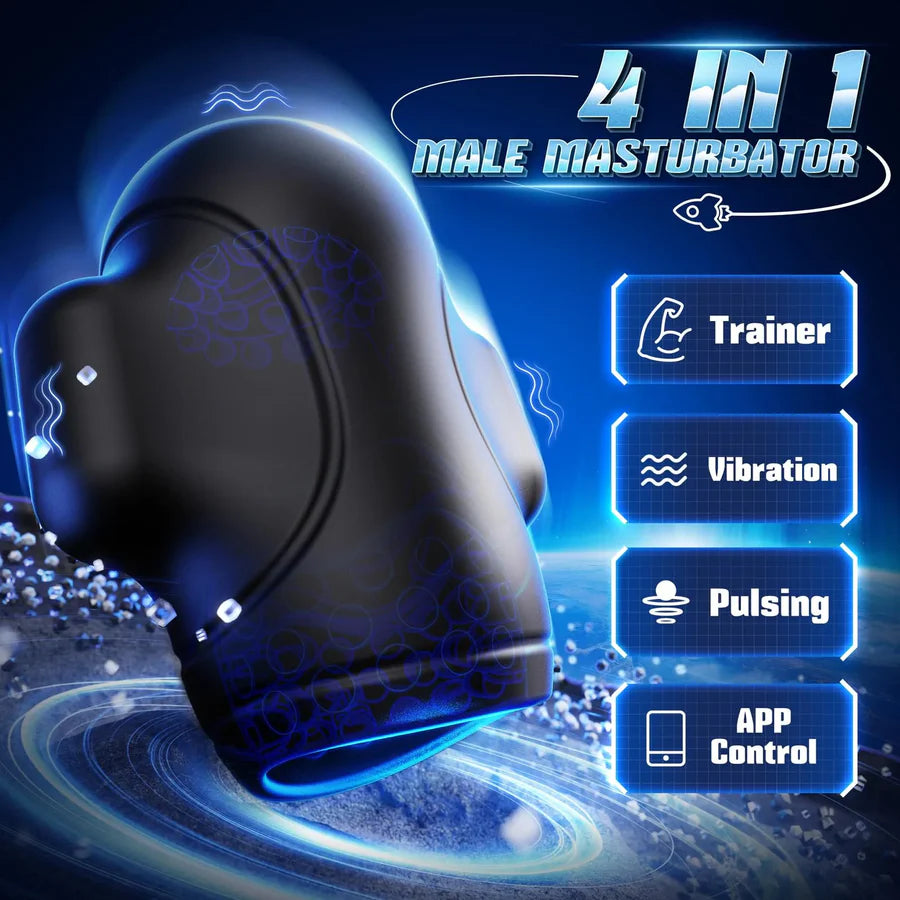 XG1 Pro Smart Penis Vibrator: Triple-Motor Licking & Vibration Stimulator