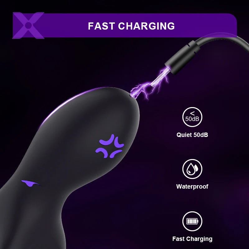 XG11: Hands-Free Octopus Penis Vibrator with C-Ring Support