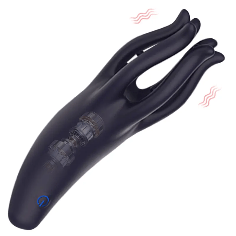 XG17 Penis Vibrator: Slim Octopus Tentacle Glans Trainer (10-Speed)