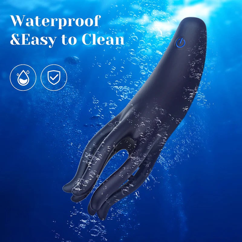 XG17: Penis Vibrator Slim Octopus Tentacle Glans Trainer (10-Speed)