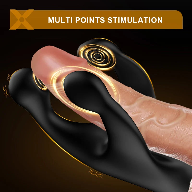 XG9: Penis Vibrator 3-Claw Patting & Vibrating Glans Trainer