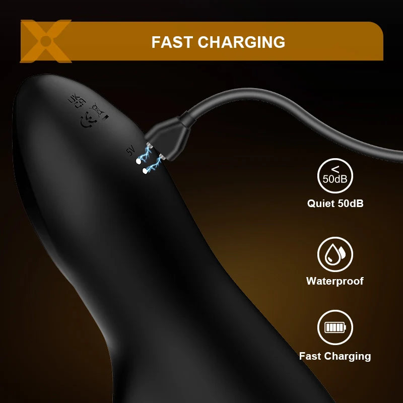 XG9: Penis Vibrator 3-Claw Patting & Vibrating Glans Trainer