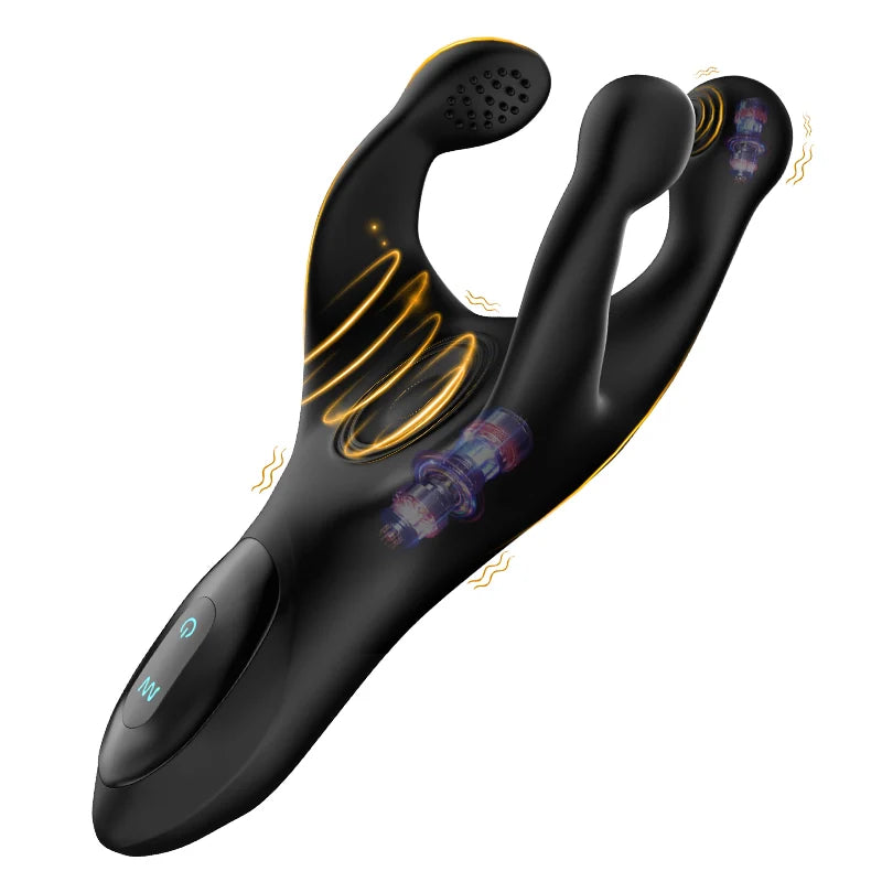 XG9: Penis Vibrator 3-Claw Patting & Vibrating Glans Trainer