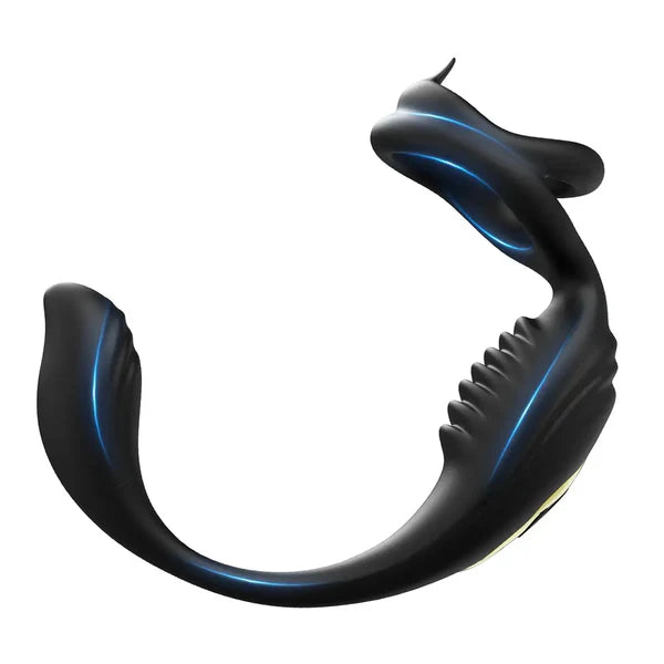 PM5: Prostate Massager Ribbed Dual-Motor Ring with Wireless Remote