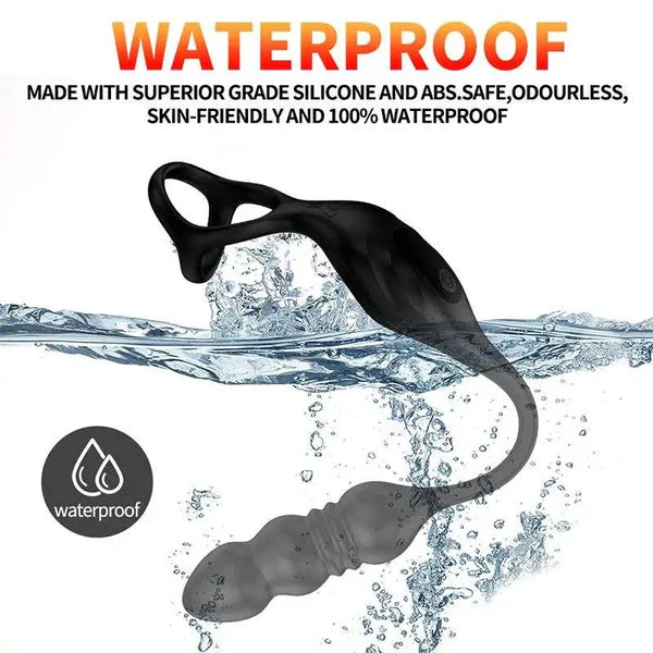 PM6 Prostate Massager: 9 Thrusting Vibrating with Wireless Remote