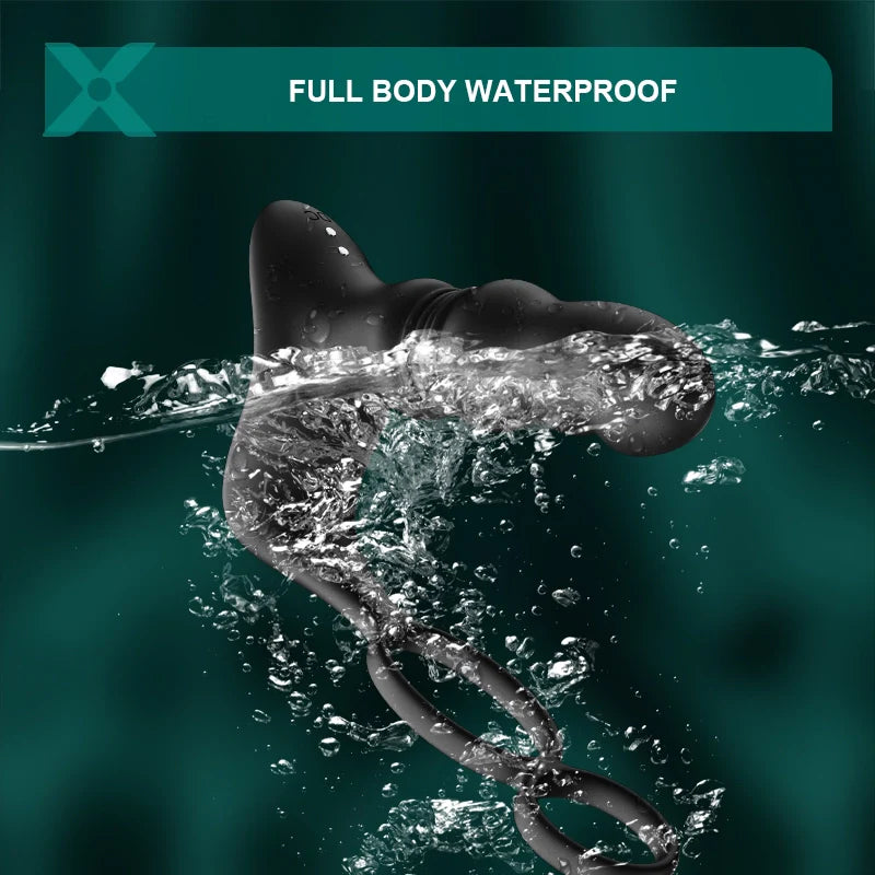 PM9 Prostate Massager 9 Thrusting Vibrating Wireless Remote Control