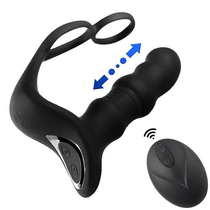 PM9 Prostate Massager 9 Thrusting Vibrating Wireless Remote Control