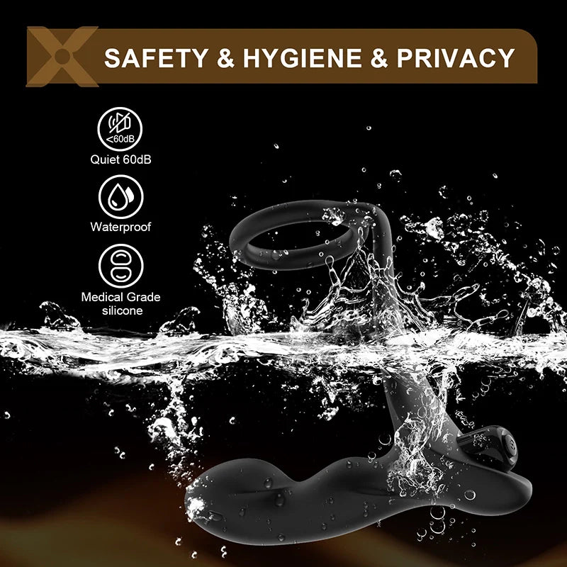 PM1: Leten Raptor Prostate Massager with Hollow-Body Vibration Track