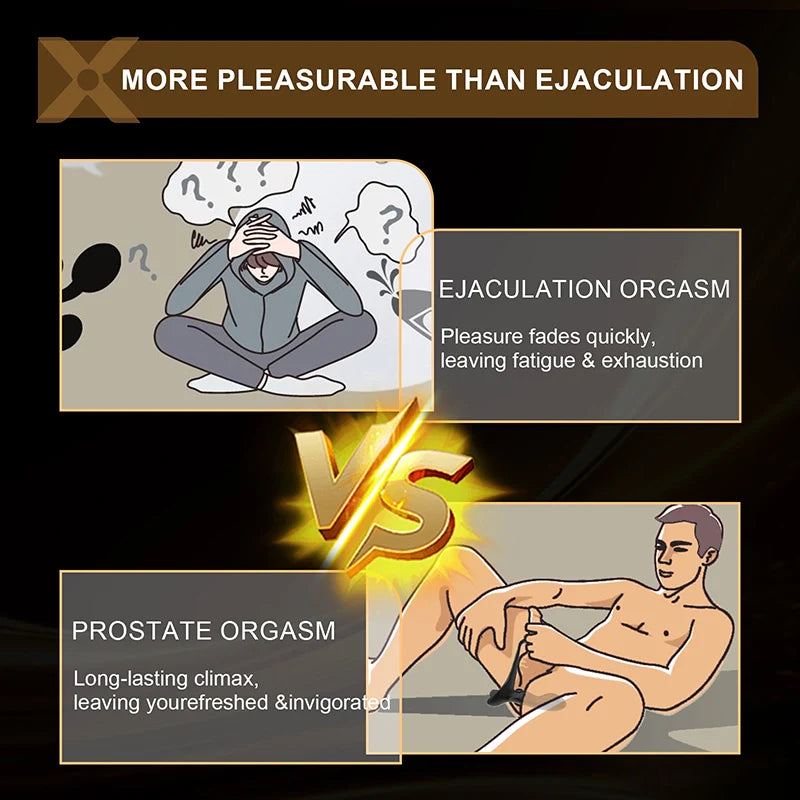 PM1: Leten Raptor Prostate Massager with Hollow-Body Vibration Track