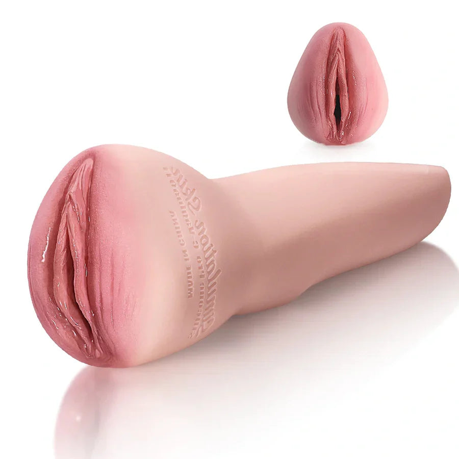 PU07 Silicone Pussy Stroker: 9.65" Realistic Juvenile Vaginal