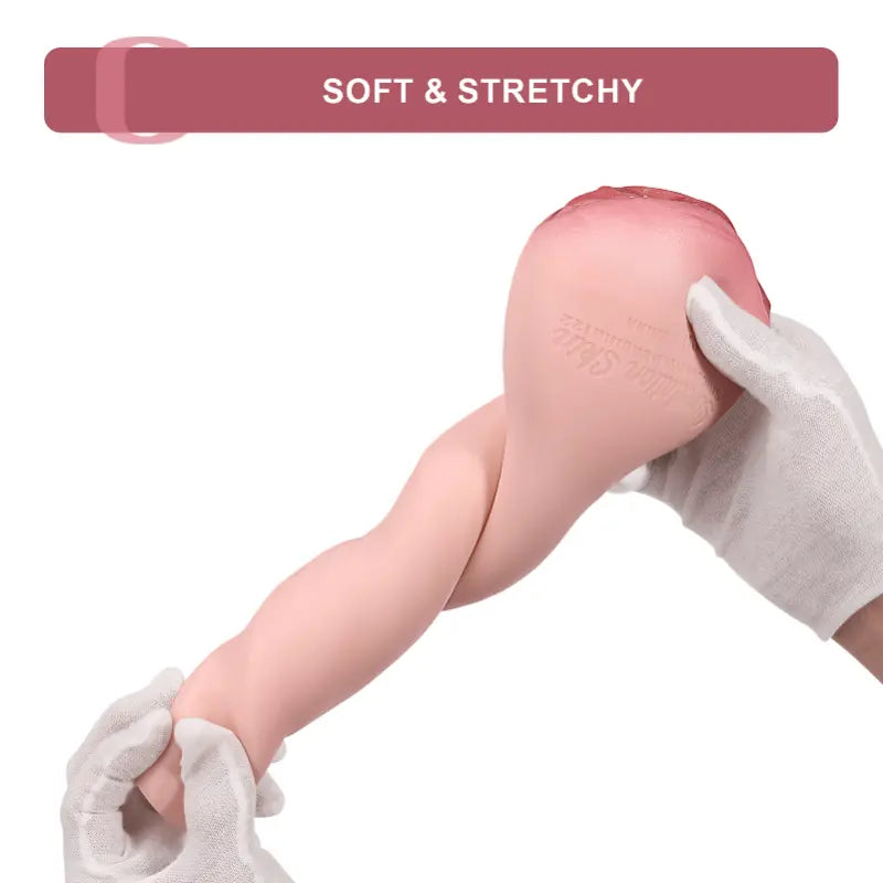 PU07: Silicone Pussy Stroker 9.65" Realistic Juvenile Vaginal