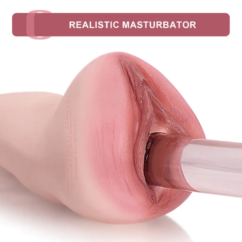 PU07: Silicone Pussy Stroker 9.65" Realistic Juvenile Vaginal
