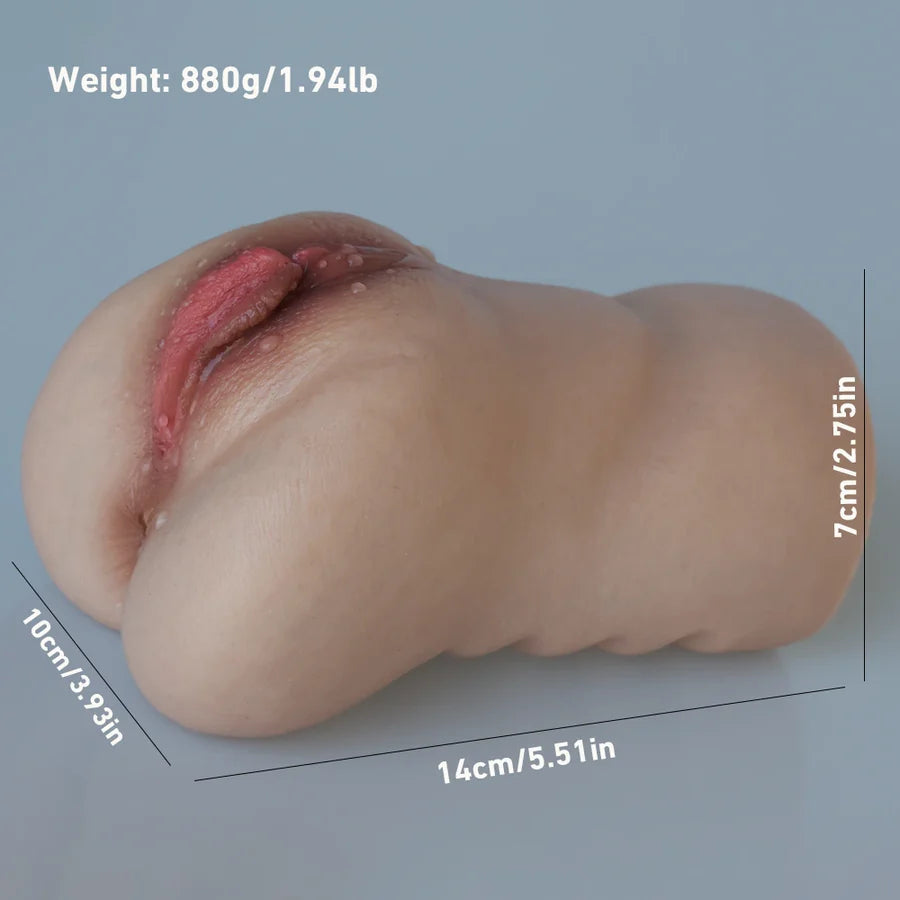 PUX13: Silicone Pussy Stroker 0.88kg (1.94 lb) Hyper Realistic Vaginal