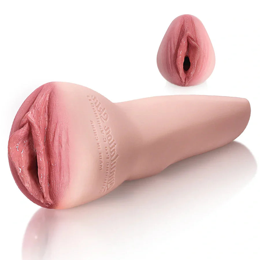 PU08 Silicone Pussy Stroker: 9.65" Realistic Mature Vaginal