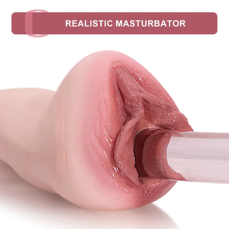 PU09: Silicone Pussy Stroker 9.65" Realistic Experienced Vaginal