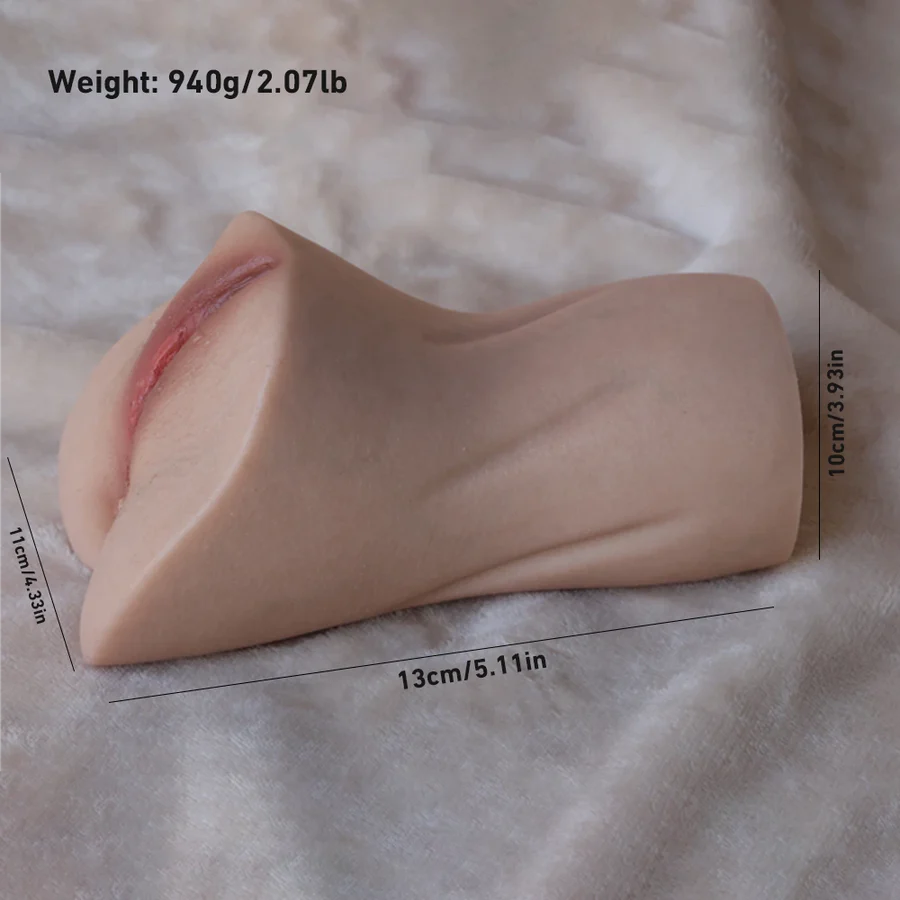 PUX11 Silicone Pussy Stroker: 0.9kg (2 lb) Realistic Tight Vaginal