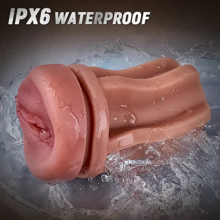 XV6: Realistic Masturbator 5-Level Deep Suction & 10-Pattern Vibrating Stroker