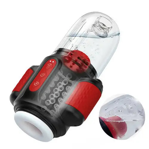 XR16: Shower Masturbator 3-in-1 Water-Jet, Rotating & Vibrating