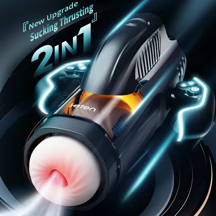 Leten Bermuda Storm: Vacuum Sucking & Thrusting Stroker with Real Heat