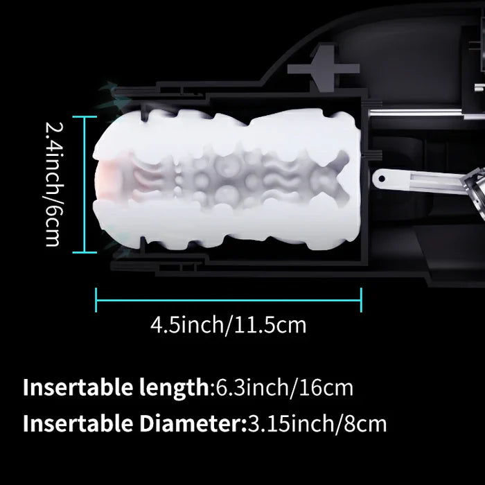 Leten Bermuda Storm: Vacuum Sucking & Thrusting Stroker with Real Heat